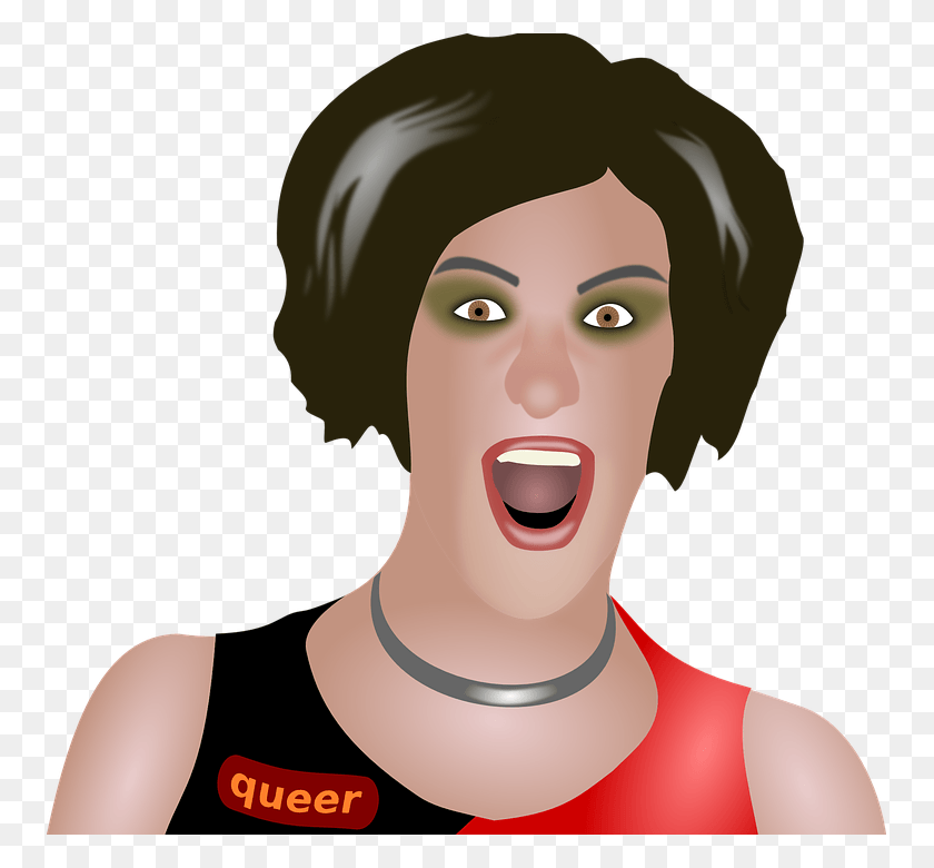 755x720 Descargar Png / Travesti Transgénero Queer Face Género Persona Transgénero Png