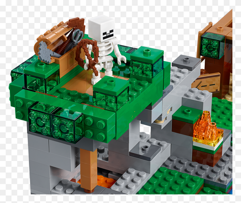2438x2020 Trampa Minecraft Lego Esqueleto Hd Png