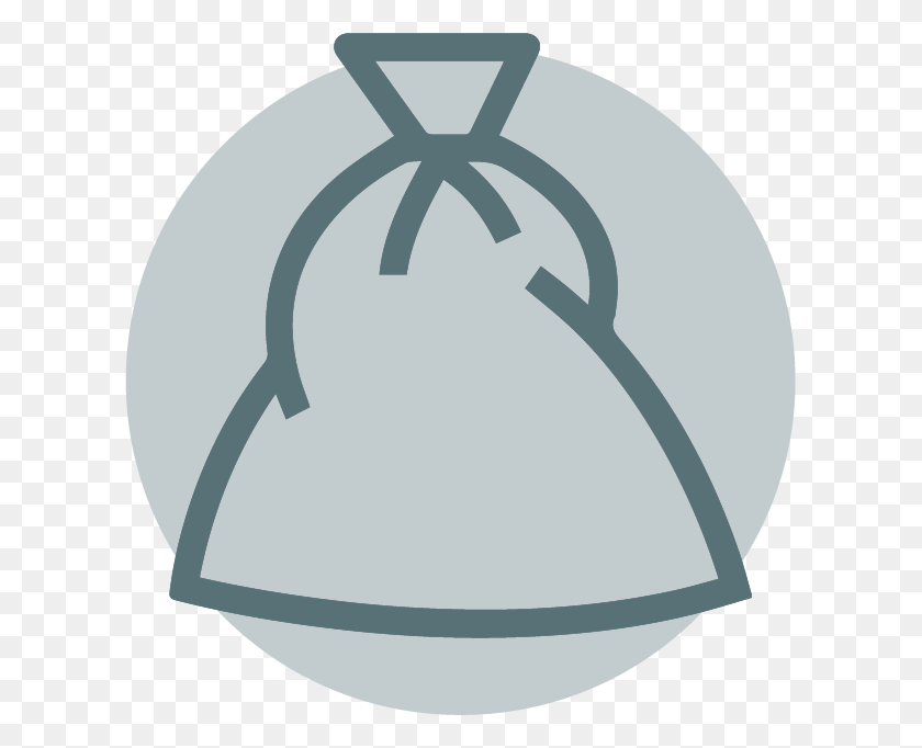 611x622 Trash Bag Coupons Circle, Sack, Snow, Outdoors Descargar Hd Png