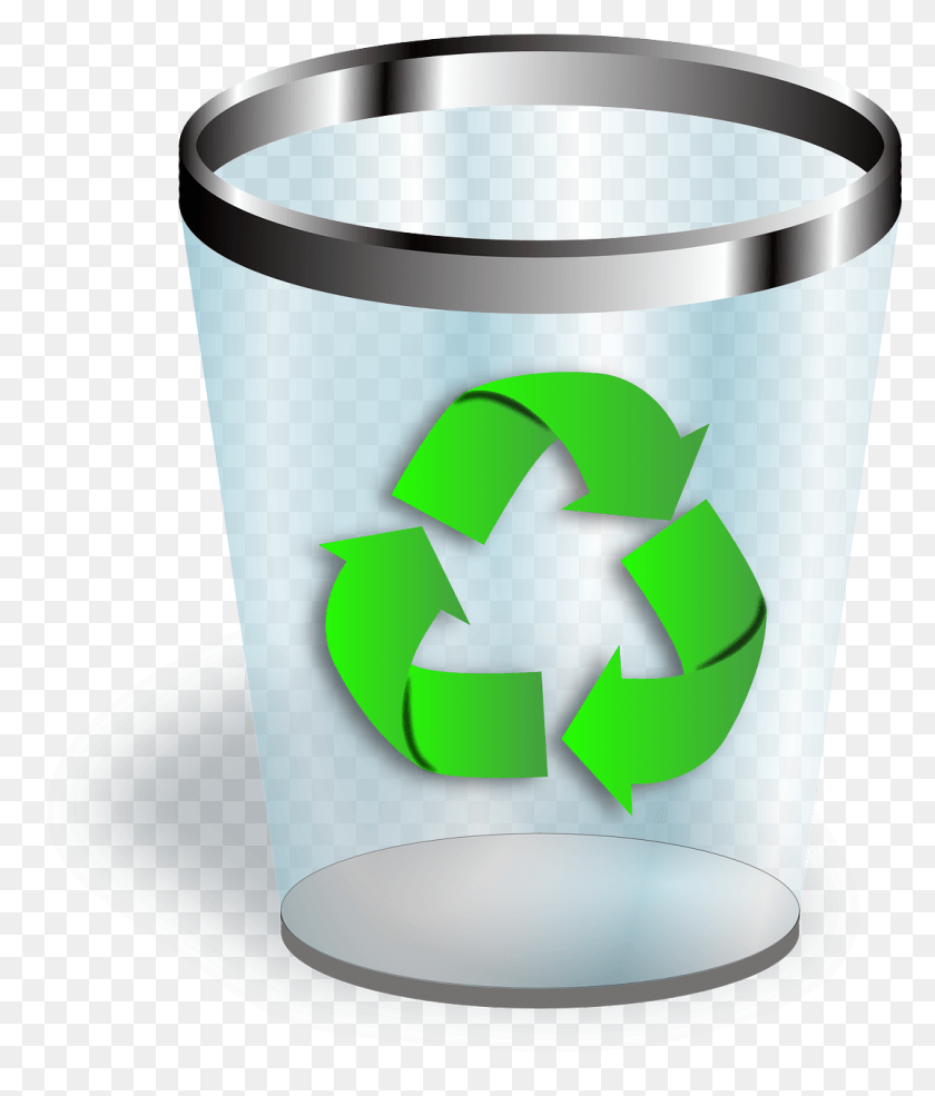 1075x1276 Trashcan Recycle Bin Bin Trash Image Recycle Bin Icon, Recycling Symbol, Symbol, Shaker HD PNG Download