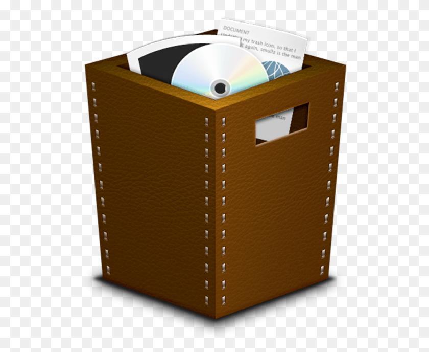 519x628 Trashme On The Mac App Store Trash Icon, Box, Disk, Dvd HD PNG Download