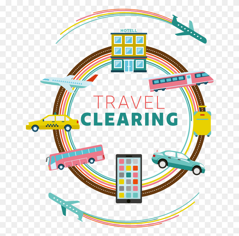 Travel Clearing Logotype Circle, Text, Crowd HD PNG Download