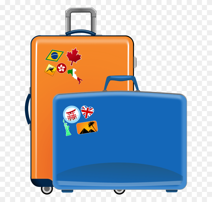 702x800 Travel Clip Art Travel Clipart Clipartix, Baggage, Suitcase, First Aid Sticker PNG