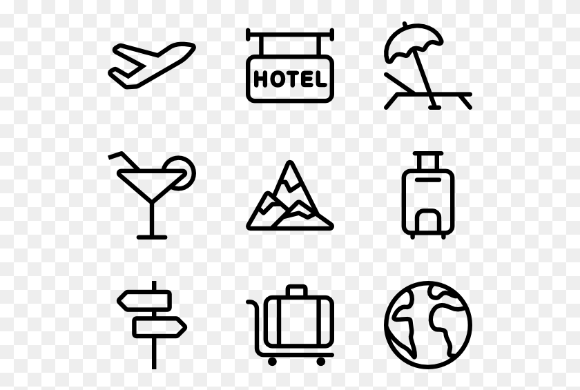 529x505 Travel Icons Transparent Travel Icon, Gray, World Of Warcraft HD PNG Download