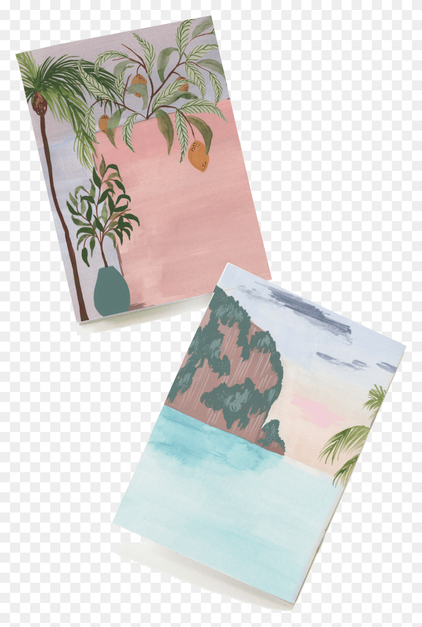 2106x3208 Travel Pocket Notebooks Palm Tree, Canvas, Envelope HD PNG Download