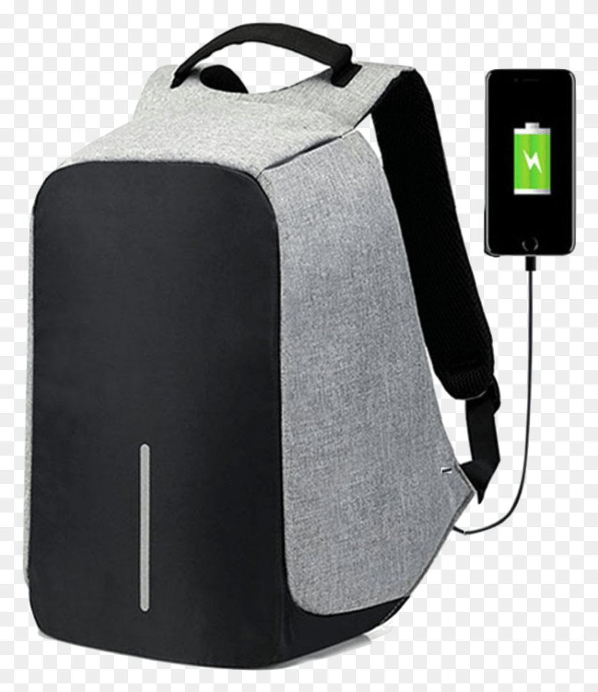 827x967 Travel Safe Backpack 15 Inch Laptop Backpack Usb Charging Anti Theft Backpack, Bag HD PNG Download