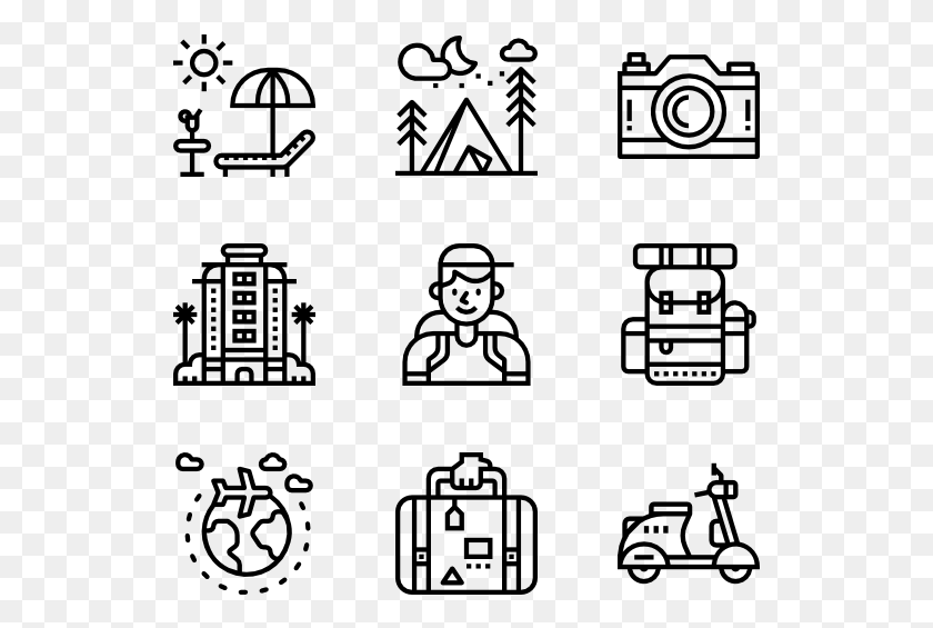 529x505 Travel Travel Icon Transparent Background, Gray, World Of Warcraft HD PNG Download