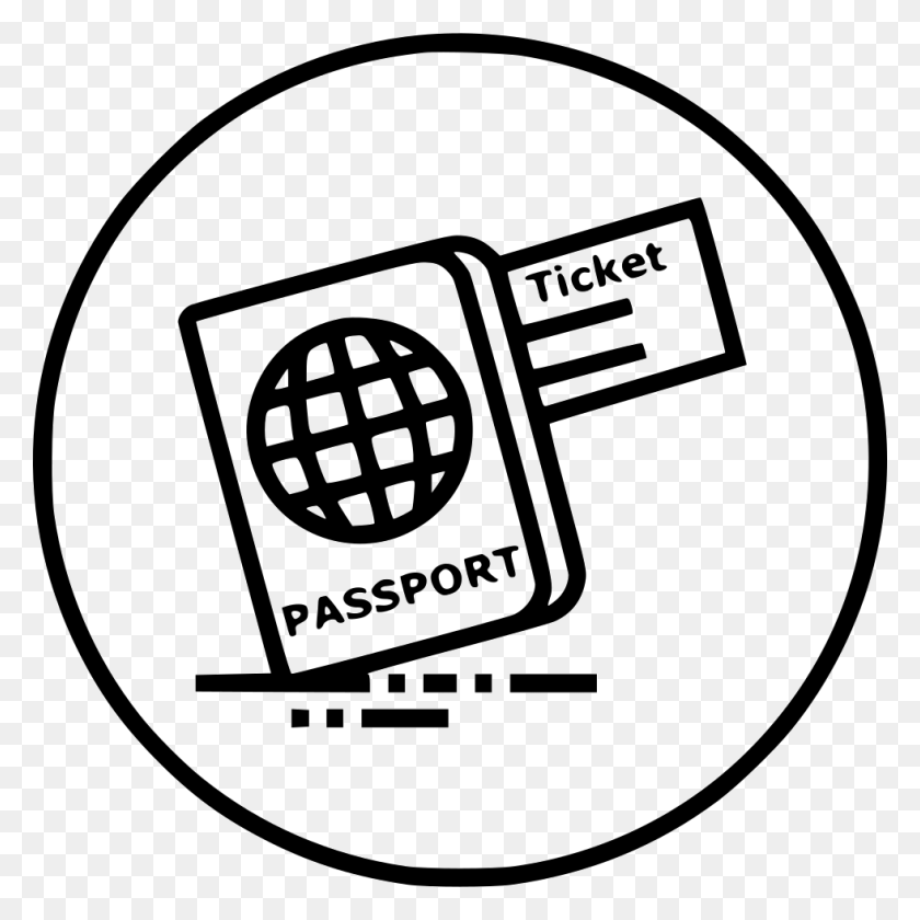 980x980 Travel Visa Identity Tourism Document Svg Ticket And Visa, Logo, Symbol, Trademark HD PNG Download