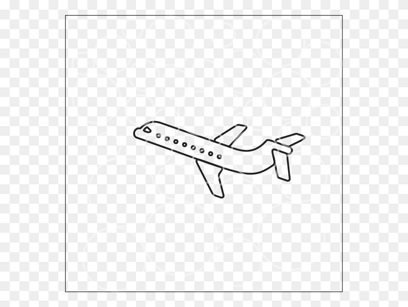 573x573 Travelairplane Drawing, Rug, Pattern, Stencil HD PNG Download