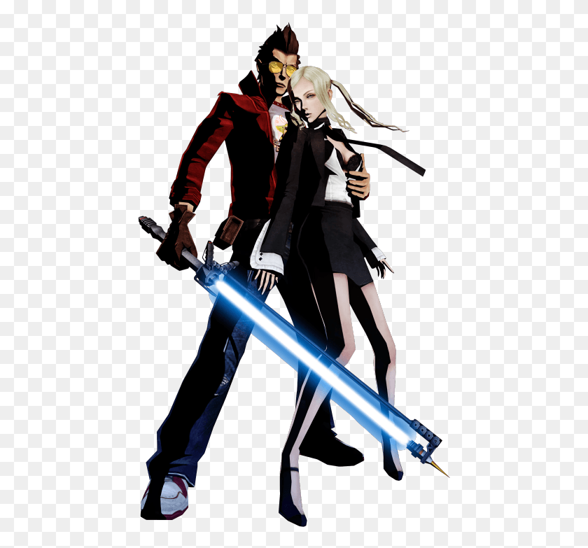 447x723 Travis Touchdown Transparent No More Heroes Travis And Sylvia, Duel, Person, Human HD PNG Download