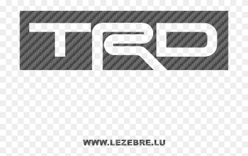 721x469 Trd Logo Carbon Decal Toyota Racing Development, Symbol, Trademark, Minecraft HD PNG Download