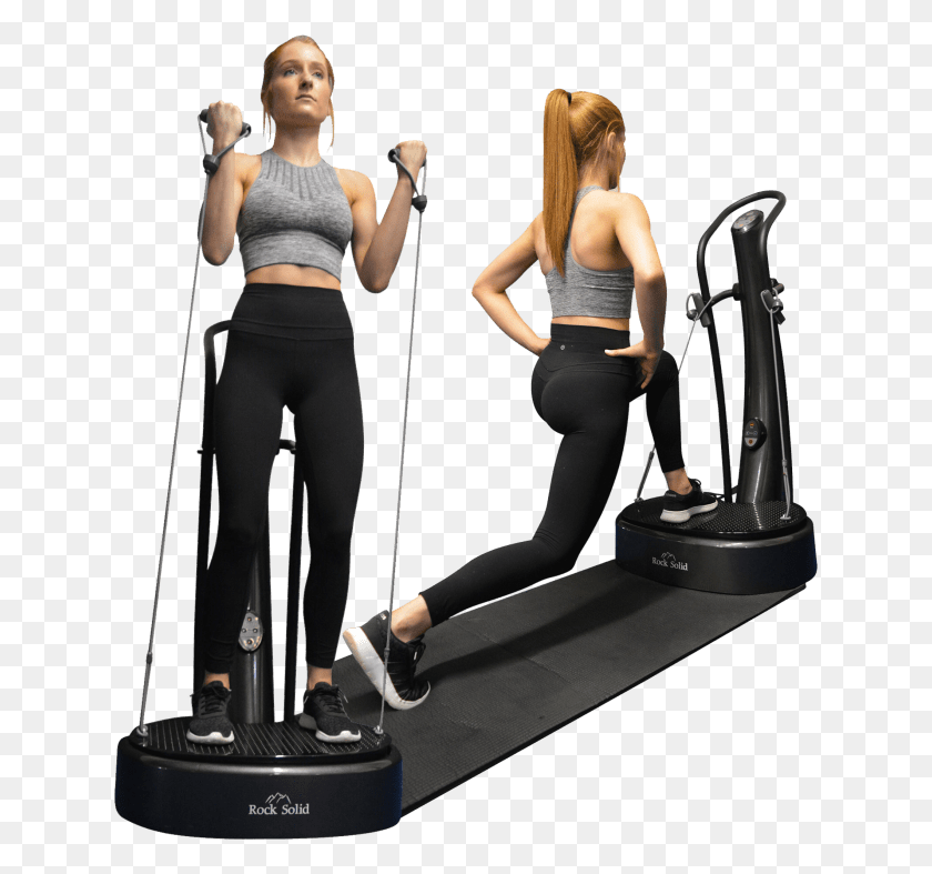 635x727 Treadmill, Person, Human, Spandex HD PNG Download