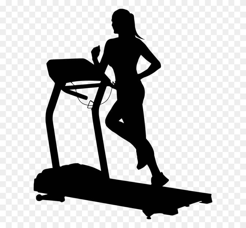 610x720 Treadmill Silhouette, Gray, World Of Warcraft HD PNG Download