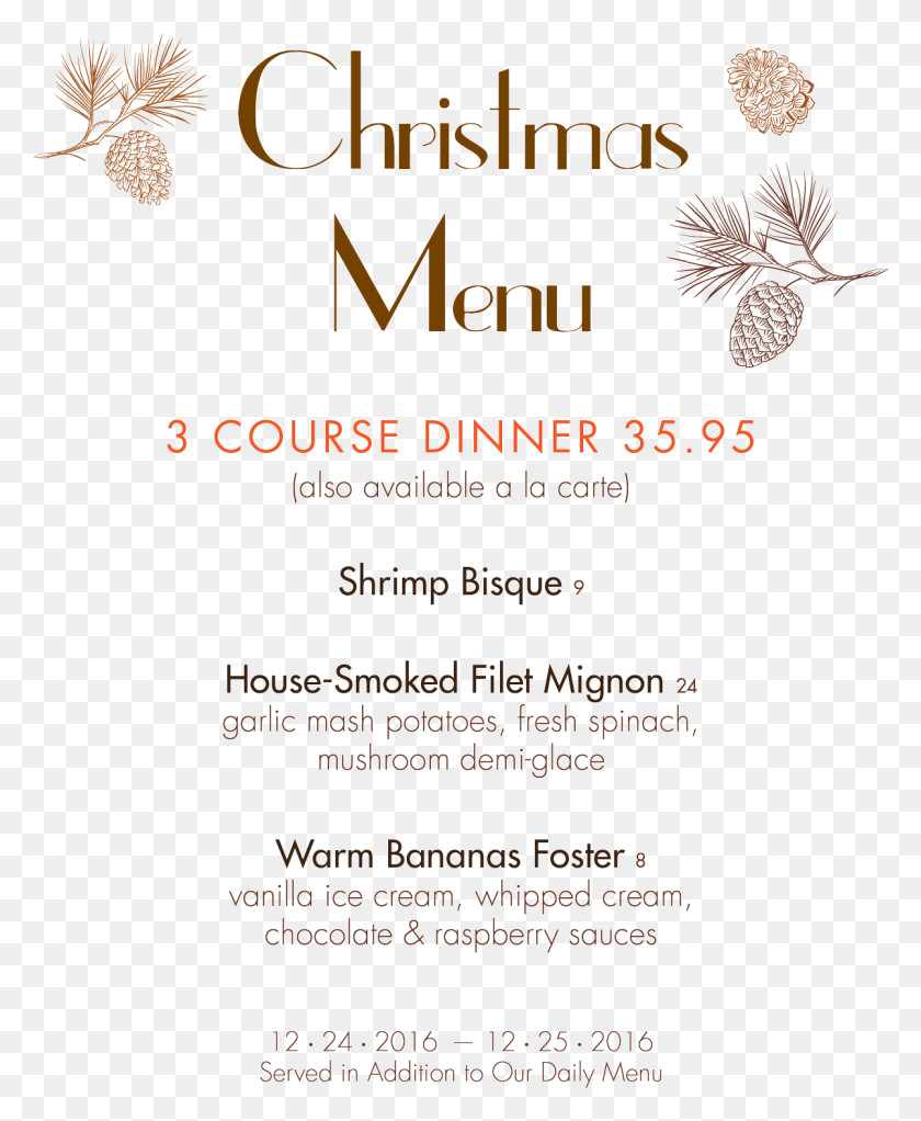 1201x1482 Treadwell Park Christmas Menu 2016 V1 2 Kingdom Holding Company, Poster, Advertisement, Flyer HD PNG Download