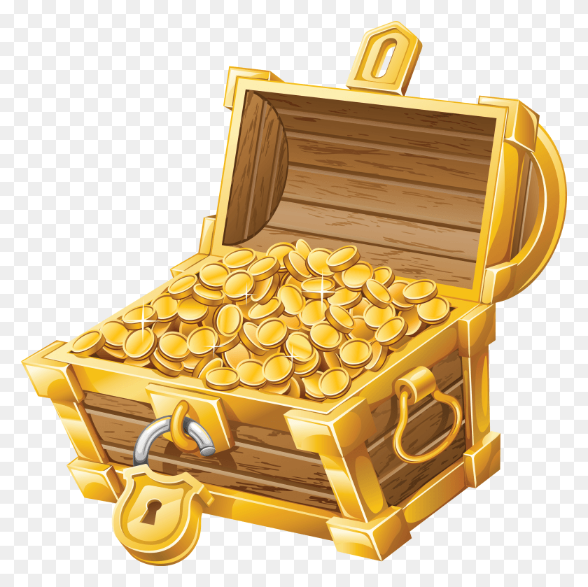 3500x3498 Treasure Chest HD PNG Download