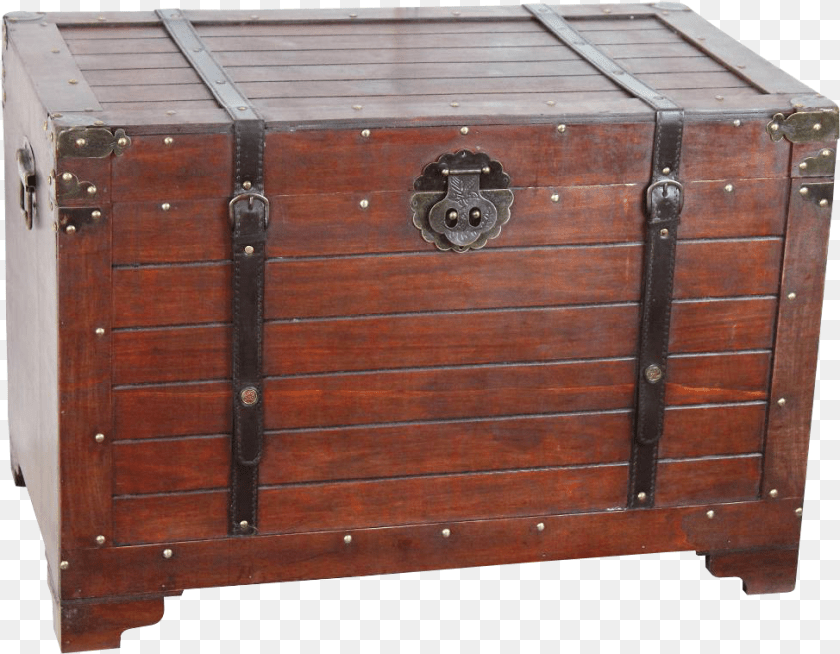 974x758 Treasure Chest Wooden Box Clipart PNG