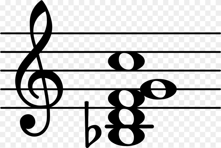 Treble Clef Download, Gray PNG
