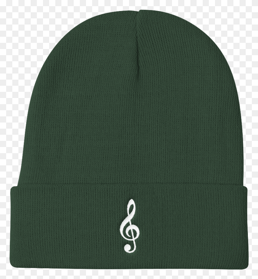 788x860 Treble Clef Knit Beanie Beanie, Clothing, Apparel, Cap HD PNG Download