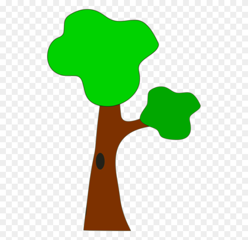 521x750 Tree Bird Nest Cartoon Tree With One Branch, Rattle, Hand, Key HD PNG Download