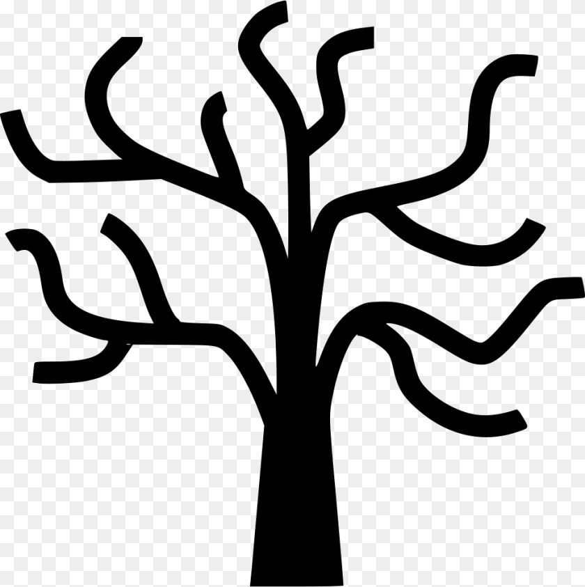 980x984 Tree Branch Icon, Plant, Silhouette, Stencil, Tree Trunk Transparent PNG