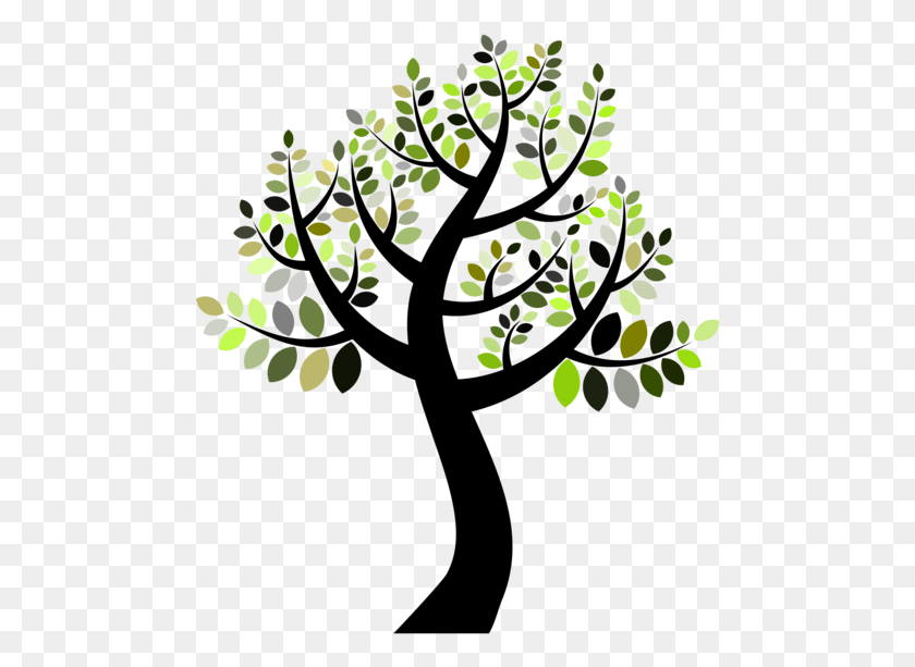 483x553 Tree Cdr Autocad Dxf Encapsulated Postscript Pdf Free Tree With Colorful Leaves, Confetti, Paper, Chandelier HD PNG Download