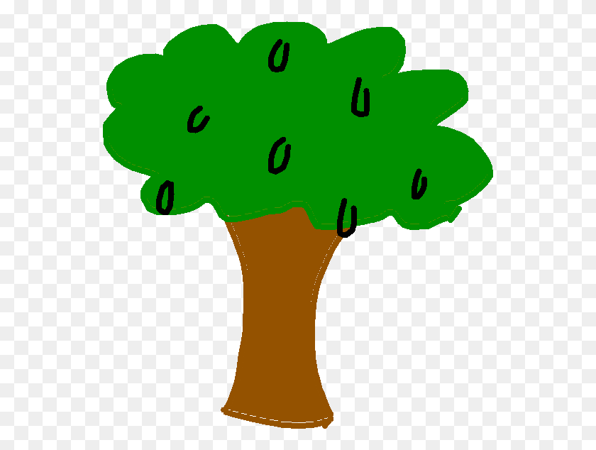 550x574 Дерево Рисунок Дерево С Яблоками Картинки, Музыкальный Инструмент, Марака, Растение Hd Png Скачать