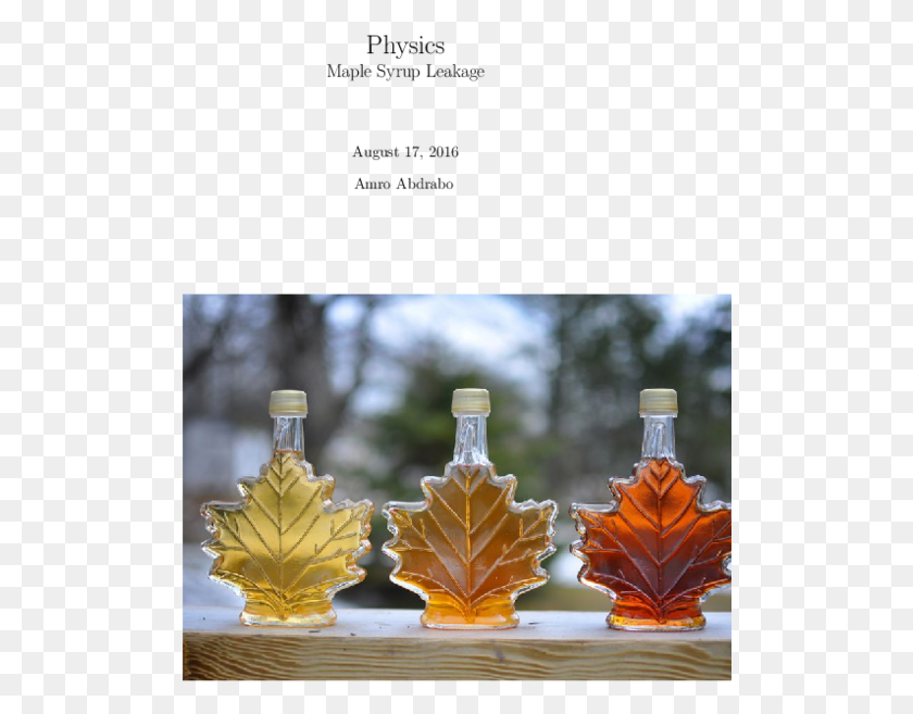 507x597 Tree Maple Syrup Canada, Bottle, Perfume, Cosmetics HD PNG Download