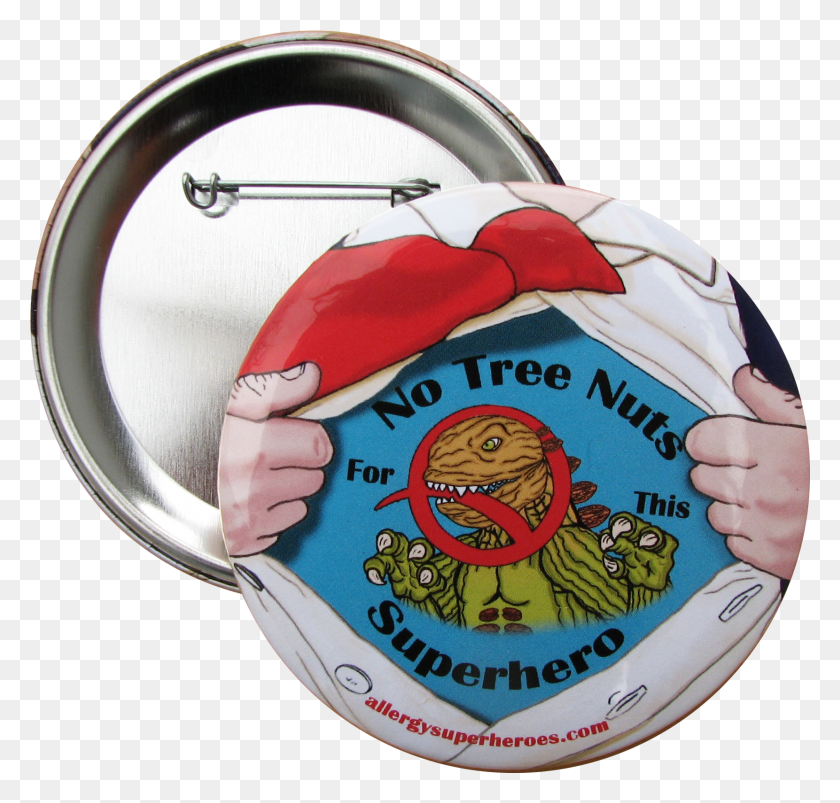 1660x1582 Tree Nut Allergy Superhero Boy Button, Helmet, Clothing, Apparel HD PNG Download