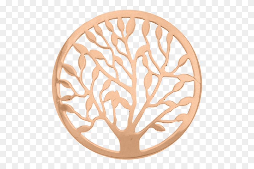501x499 Tree Of Life Cover Insignia 33mm Fantasy Insignia, Rug, Stencil, Plant HD PNG Download