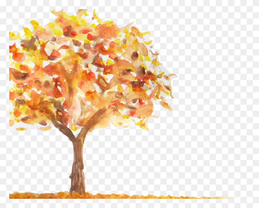 1244x983 Дерево Апельсин Изобразительное Искусство, Гриб, Растение, Еда Hd Png Скачать