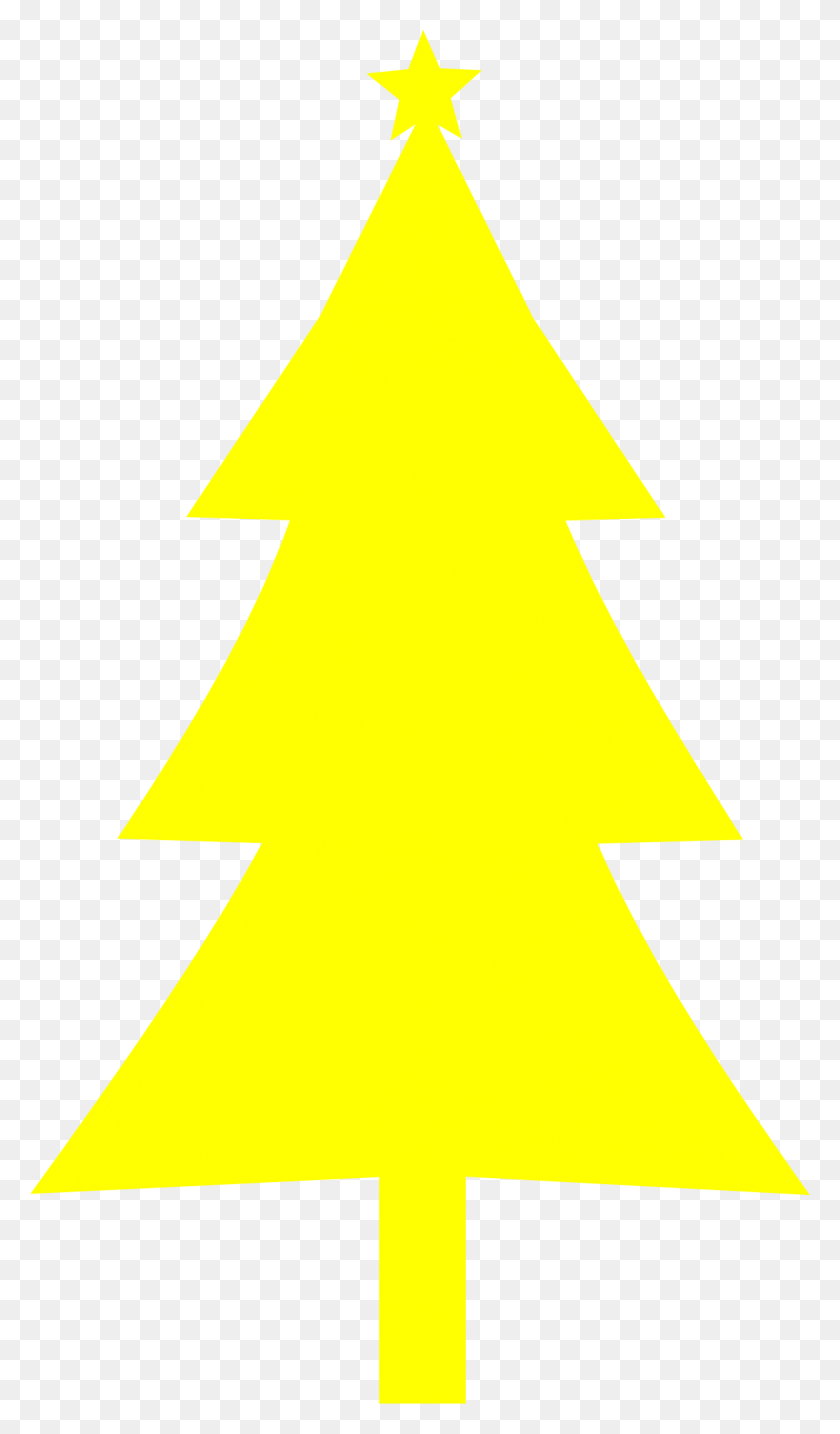 1156x2037 Tree Silhouette Big Image Yellow Christmas Tree Clip Art, Symbol, Star Symbol, Cross HD PNG Download