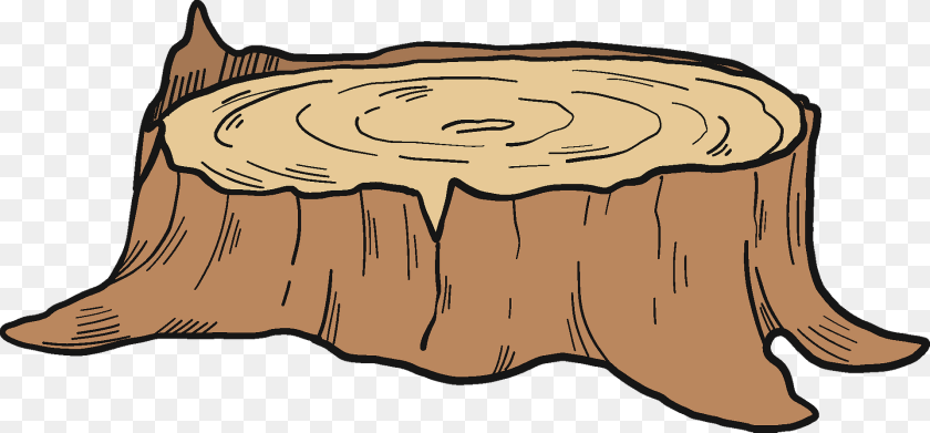 Tree Stump Plant, Tree Stump, Animal, Fish Clipart PNG