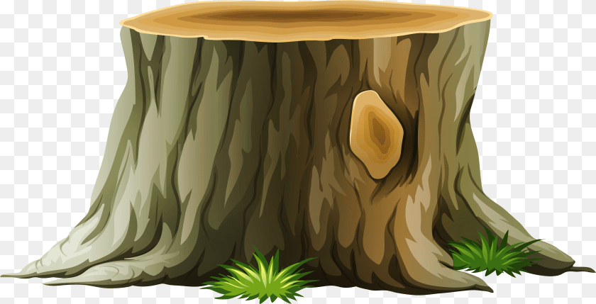 5992x3058 Tree Stump Trunk Clip Art Cartoon Tree Stump, Plant, Tree Stump, Animal, Fish Sticker PNG