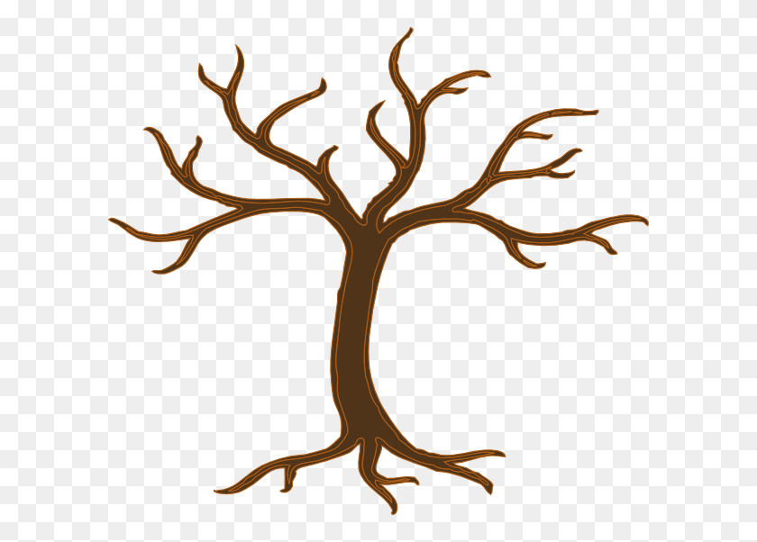 600x542 Tree Svg Clip Arts 600 X 542 Px, Plant, Root, Antelope HD PNG Download