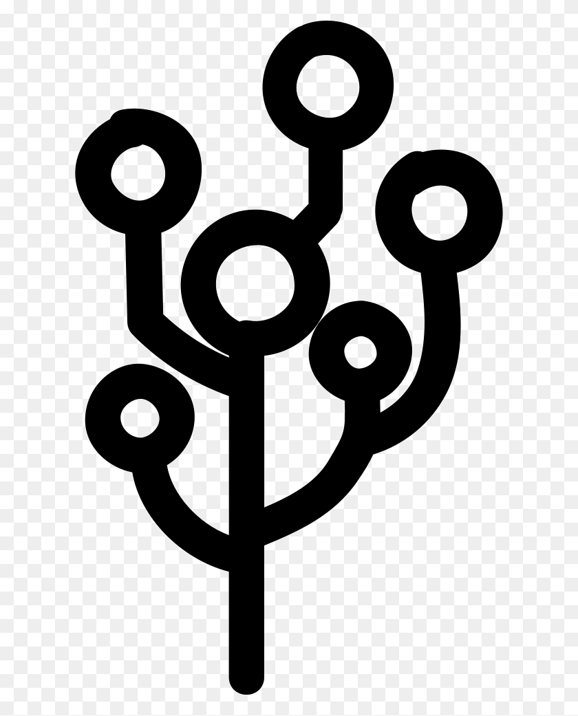 622x981 Tree With Balls On The Top Of The Branches Comments Portable Network Graphics, Stencil, Hook, Cross HD PNG Download