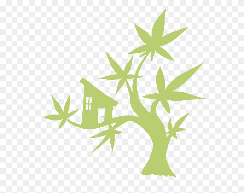 577x605 Treehouse Delights Clipart For Deliveries And Planting Services, Plant, Symbol, Star Symbol HD PNG Download