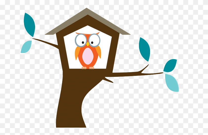 685x488 Treehouse Speech Rehabilitation Copyright Bird In Tree House Clipart, Scissors, Blade, Weapon HD PNG Download