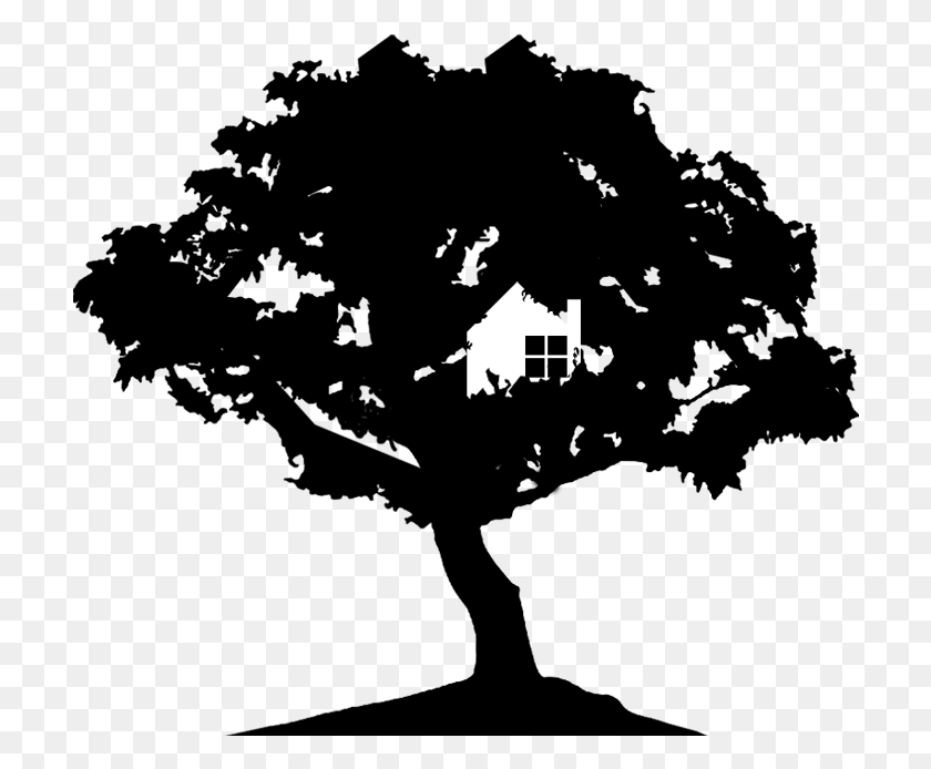 710x634 Treehouse Theory Logo Tree Vector, Symbol, Trademark, Batman Logo HD PNG Download