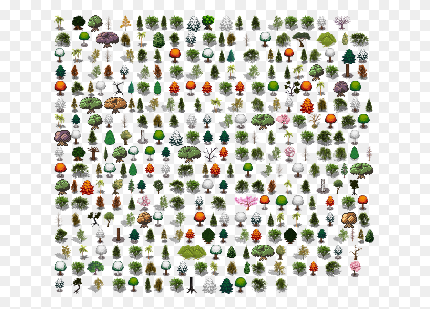 628x544 Trees Mega Pack Cc By 3 0 Apple, Sphere, Rug, Plant HD PNG Download