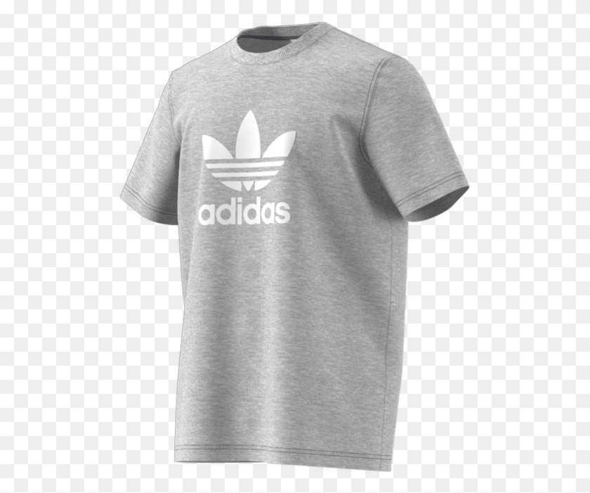 501x641 Trefoil Tee Cy4574 Adidas, Clothing, Apparel, T-shirt HD PNG Download