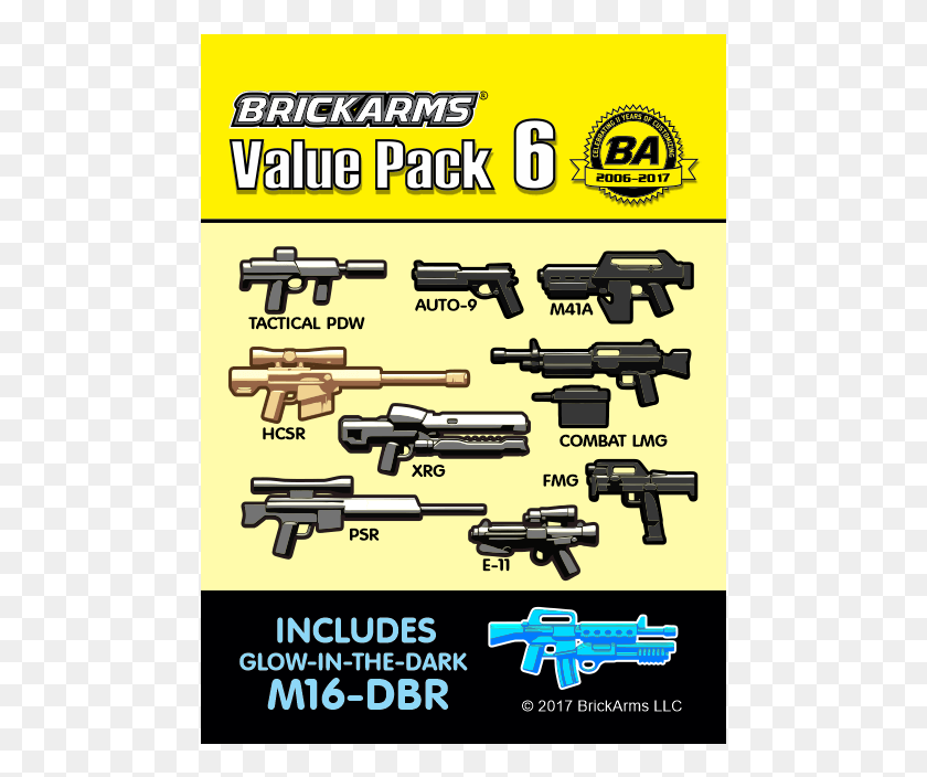 477x644 Trench Pack Brickarms Value Pack, Handgun, Gun, Weapon HD PNG Download