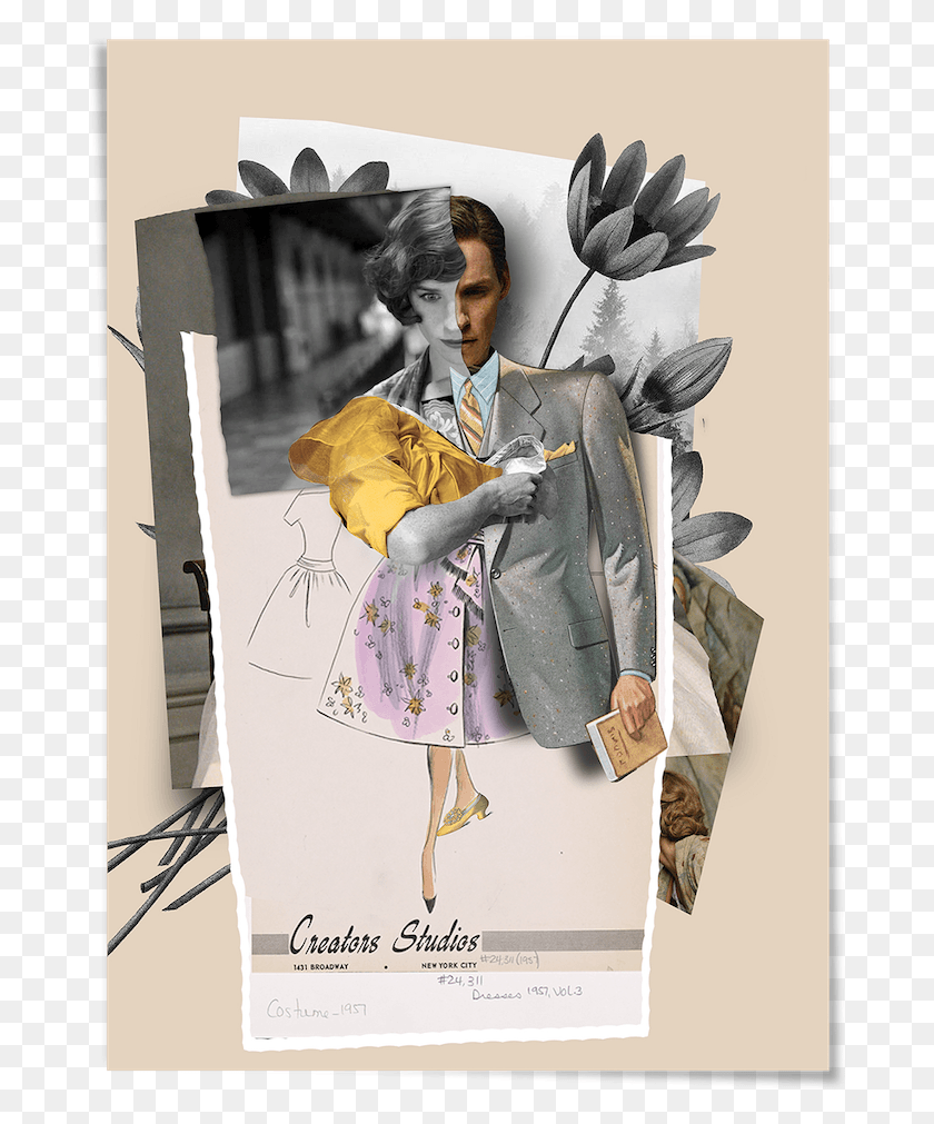 687x951 Trend Collage Art Создать Коллаж Из Датской Девушки, Плакат, Реклама, Одежда Hd Png Скачать