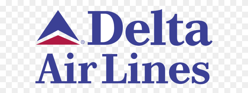 601x257 Логотип Trend Delta Airlines 5 Прозрачный Треугольник Усилителя, Текст, Алфавит, Номер Hd Png Скачать
