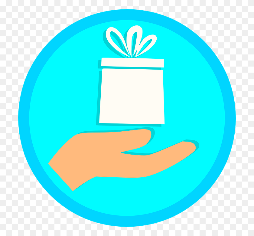 720x720 Тренд Подарок Значок Рождество Бесплатная Векторная Графика На Pixabay Круг, Текст, Число, Символ Hd Png Скачать