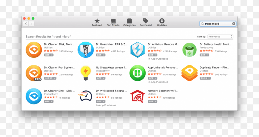 1024x507 Trend Micro Apps On Mac App Store Spy On User Privacy Mac App Store Cleaner, Text, File, Webpage HD PNG Download