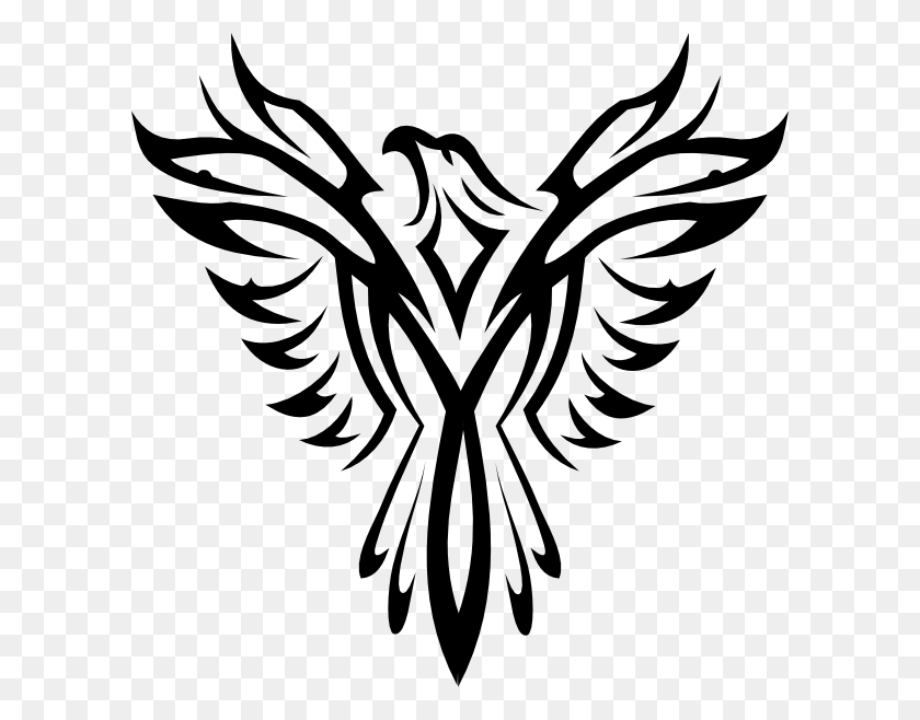 600x598 Trend Philadelphia Eagles Logo Clipart Phoenix Symbols, Symbol, Emblem, Trademark HD PNG Download