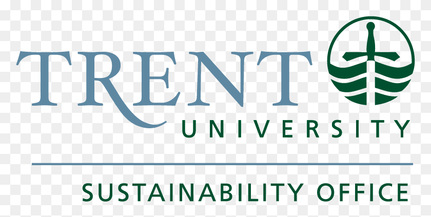 779x363 Trent Sustainability Office Logo Trent University School Of The Environment, Text, Alphabet, Word HD PNG Download