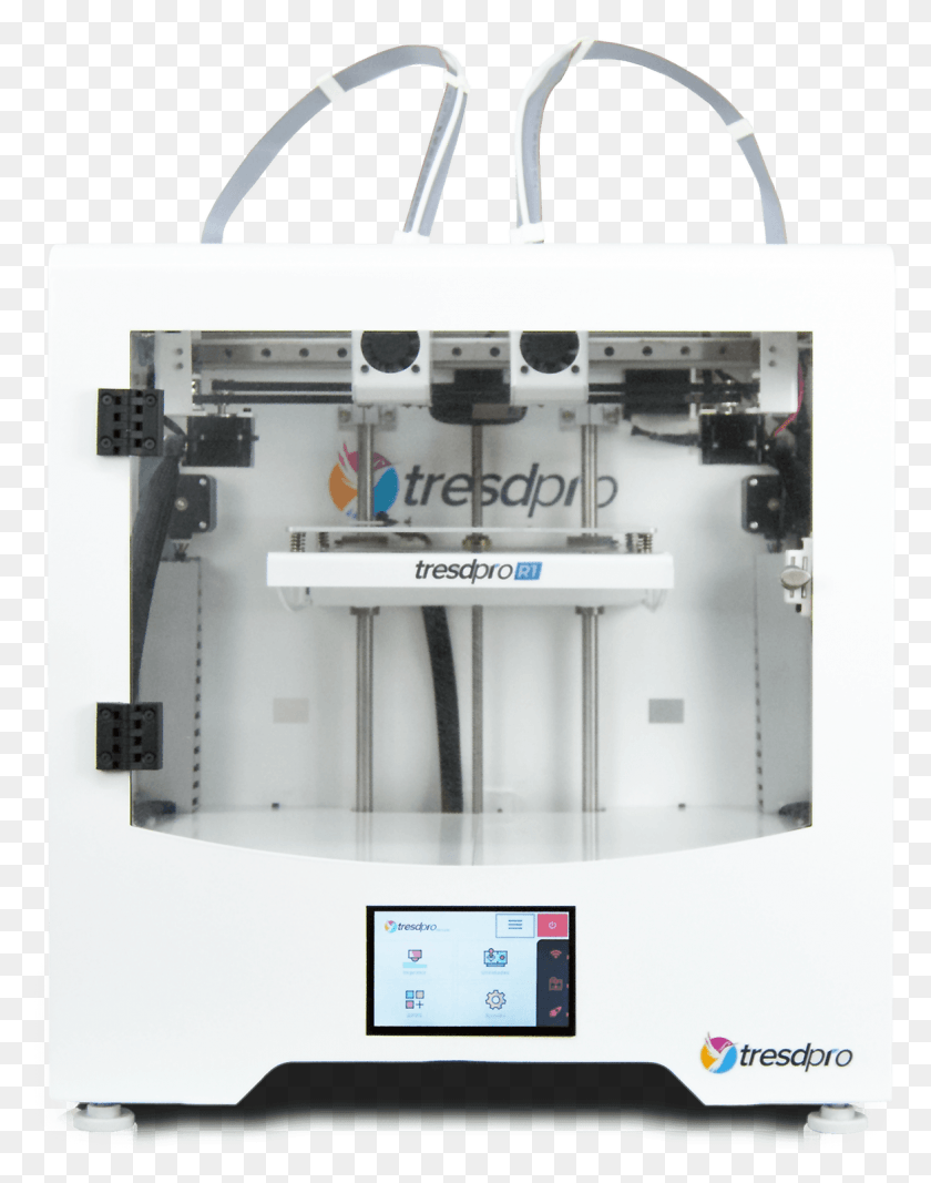 1166x1506 Tresdpro A Spanish Start Up Has Partnered With Astroprint Machine, Electronics, Person, Human HD PNG Download