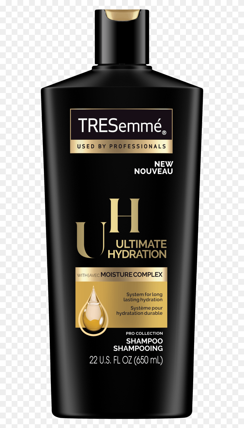 561x1413 Tresemme Ultimate Hydration Shampoo, Bottle, Aluminium, Cosmetics HD PNG Download