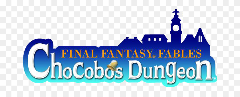 684x280 Descargar Png Trff Cc Final Fantasy Fables Chocobo39S Dungeon Logo, Word, Texto, Alfabeto Hd Png